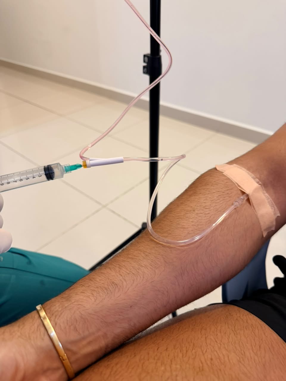 Terapia de células madre durante el procedimiento
