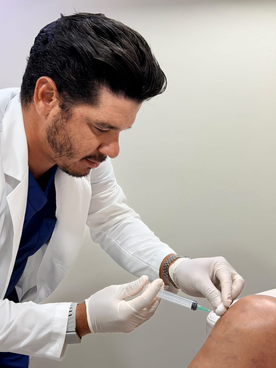 Resultado de tratamiento con células madres en rodilla