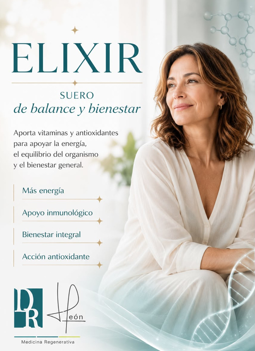 Aplicación de suero vitamínico intravenoso en clínica